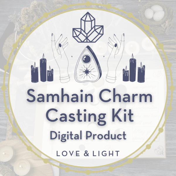 Samhain Charm Casting Divination Kit - Digital Download