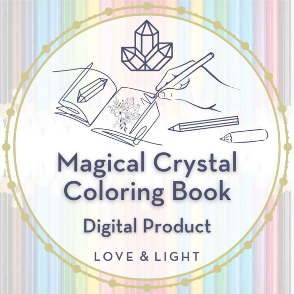 Magical Crystal Coloring Book