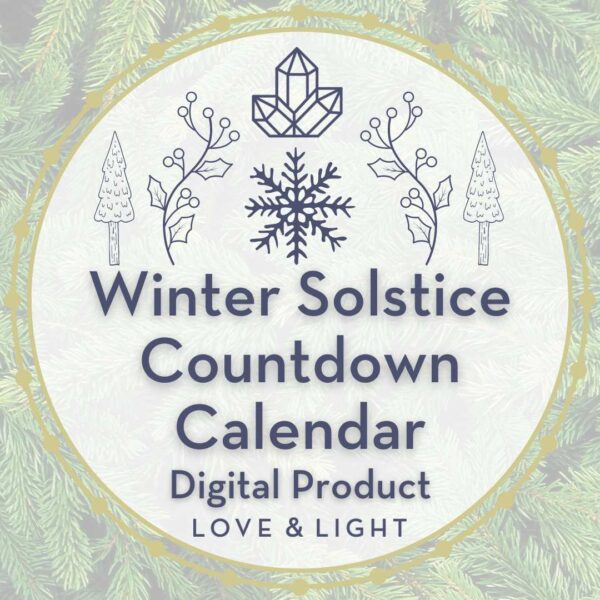 Papercraft Winter Solstice Countdown Calendar