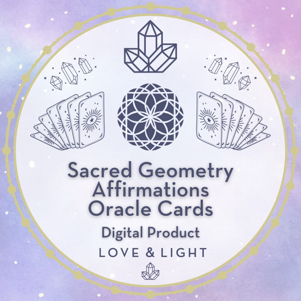 Sacred Geometry Affirmations Oracle Cards